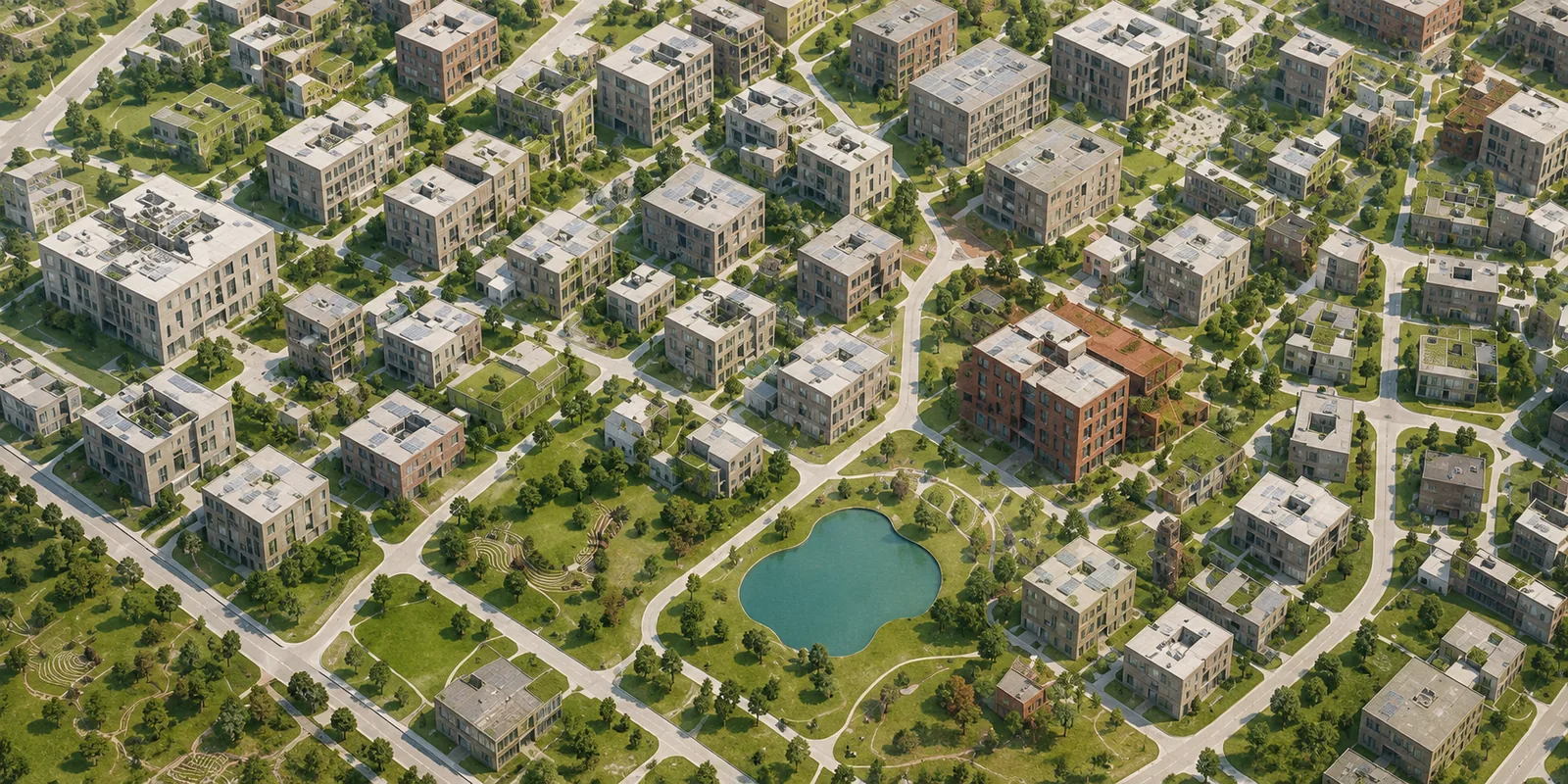 Kampüsün kuşbakışı 3B haritası; üzerinde aktif öğrencilerin konumları